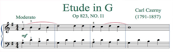 Etude in G