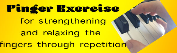 5 Finger Repetition Exercise For Both Hands